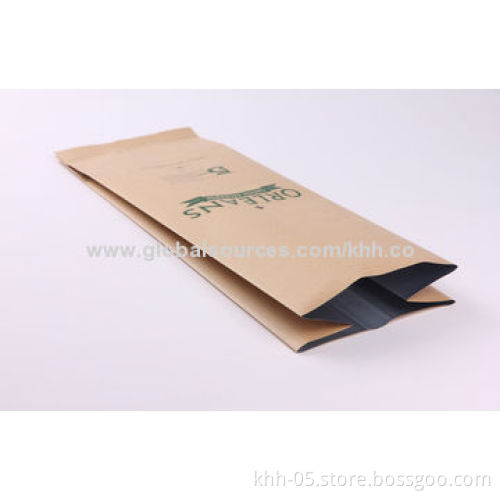 Foil lined stand up kraft paper bags